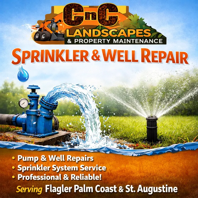 Well and sprinkler repair in Palm Coast and St. Augustine